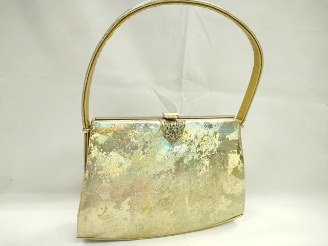 平和屋着物▼和装小物 和装バッグ ハンドバッグ 金鷲本舗謹製 KINWASHI 金彩 逸品 CABD8757ju
