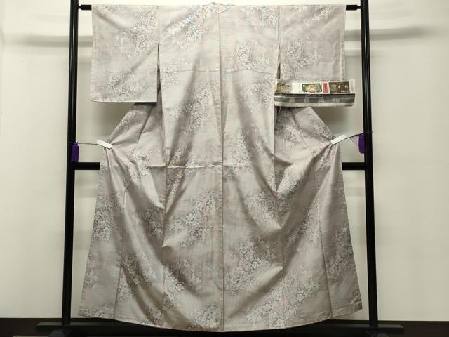 平和屋着物●都喜ヱ門 本場大島紬 白大島 7マルキ 総絣 桂彩の詩 藤絹織物謹製 証紙付き 正絹 逸品 CABD8805gh