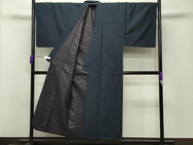 平和屋着物●男性 紬 アンサンブル 霞文 正絹 逸品 未使用 CABD8812gh