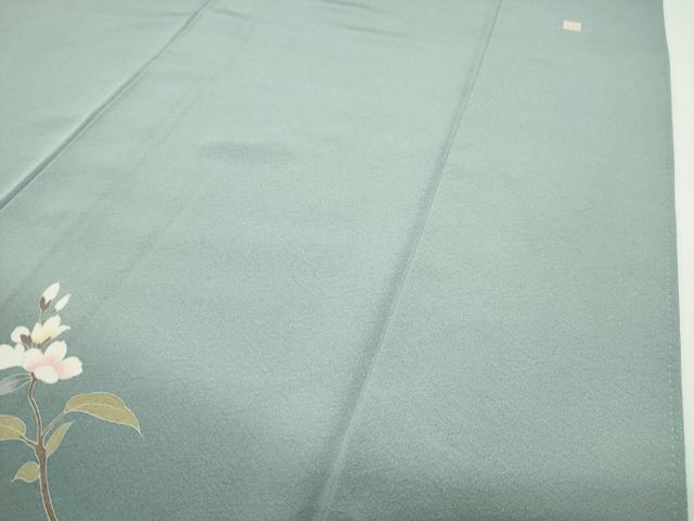 平和屋着物●訪問着 友禅 作家物 枝花文 暈し染め 正絹 逸品 CABD8844gh