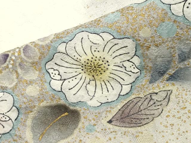 平和屋着物●訪問着 辻が花 絞り 暈し染め 金彩 正絹 逸品 CABD8857gh
