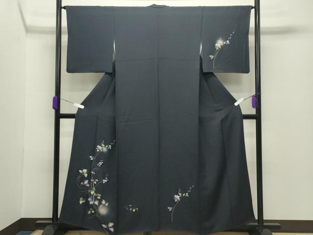 平和屋着物●訪問着 花唐草文 蛍暈し 金彩 正絹 逸品 CABD8859gh