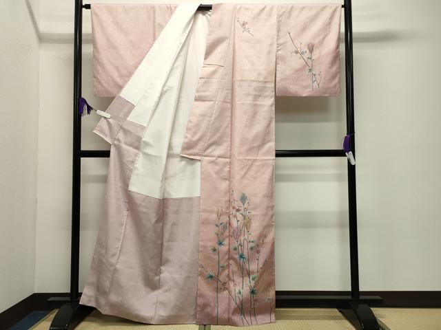 平和屋着物●京友禅の巨匠・頼田勉 臈纈染手描友禅 訪問着 本場染大島紬 華やぎ 正絹 逸品 CABD8919gh