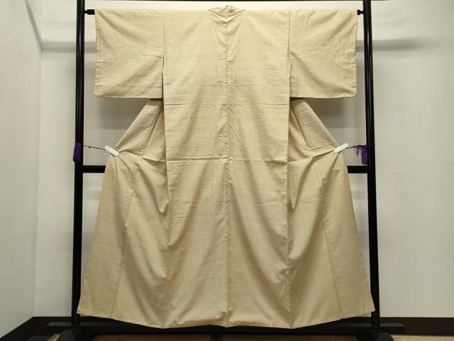 平和屋着物●結城紬 蒸栗色 正絹 逸品 CABD8988gh