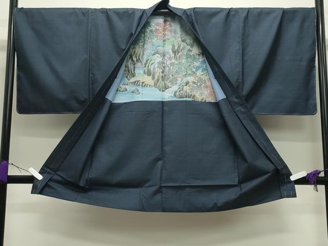 平和屋着物●男性 本場大島紬 アンサンブル 100亀甲 日高洋一作 総詰め 証紙付き 正絹 逸品 未使用 CABD9022gh