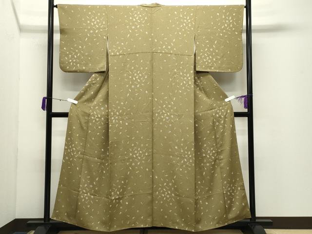 平和屋着物●上質な小紋 成り物 正絹 逸品 CABD9077gh