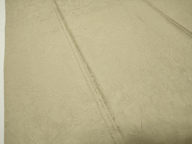 平和屋着物●本草木染作家 瑞寶 色無地 堅牢草木染 霞地紋 砥粉色 反端付き 正絹 逸品 CABD9112gh