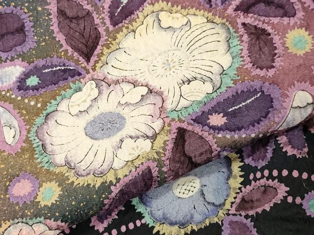 平和屋着物●豪華振袖 辻が花 絞り 黒地 金彩 仮絵羽 逸品 未使用 CABD9138gh
