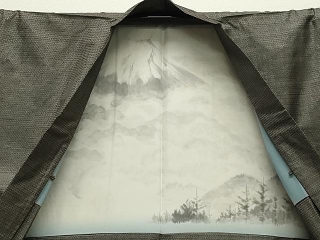平和屋着物●男性 本場大島紬 アンサンブル 100亀甲 総詰め 正絹 逸品 CABD9169gh