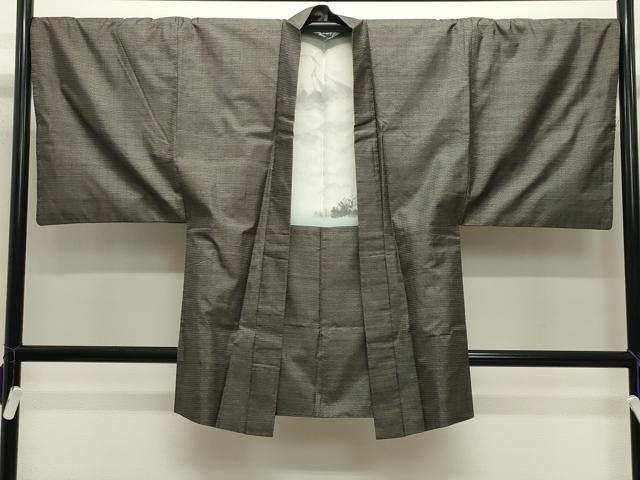 平和屋着物●男性 本場大島紬 アンサンブル 100亀甲 総詰め 正絹 逸品 CABD9169gh