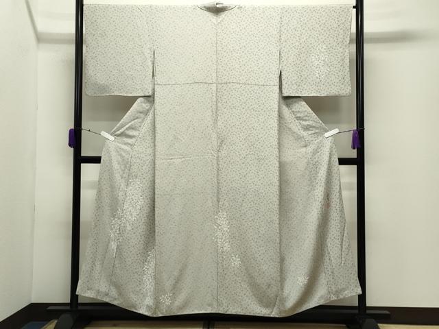 平和屋着物●染色作家　寺島利男　訪問着　お召地　南天文　正絹　逸品　CABD9219gh 平和屋着物○染色作家 寺島利男 訪問着 お召地 南天文 正絹 逸品