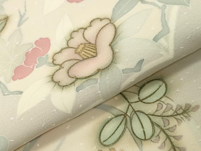 平和屋着物●創業460年・千總 訪問着 花丸文 金彩 松坂屋扱い 正絹 逸品 CABD9234gh