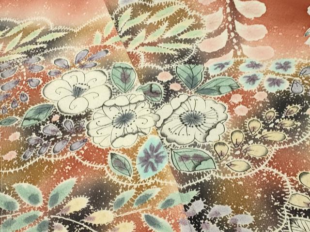平和屋着物●訪問着 作家物 辻が花 絞り 暈し染め 正絹 逸品 未使用 CABD9258gh
