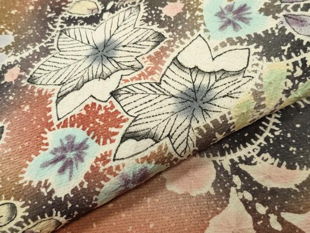 平和屋着物●訪問着 作家物 辻が花 絞り 暈し染め 正絹 逸品 未使用 CABD9258gh