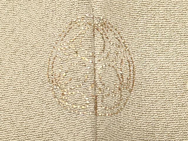 平和屋着物●訪問着 駒刺繍 扇面藤花文 暈し染め 金彩 正絹 逸品 CABD9267gh