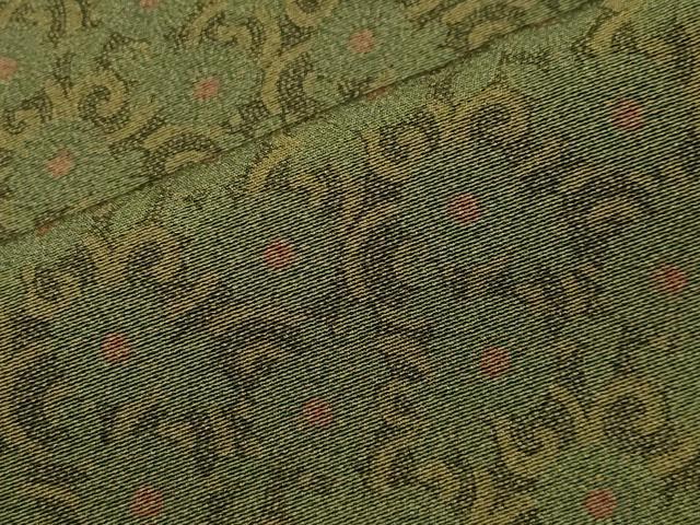 平和屋着物●重要無形文化財 人間国宝 中村勇二郎 江戸小紋 古代菊 正絹 逸品 CABD9278gh