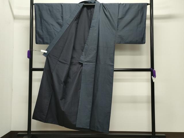 平和屋着物●男性 本場大島紬 アンサンブル 幾何学文様 正絹 逸品 CABD9296gh
