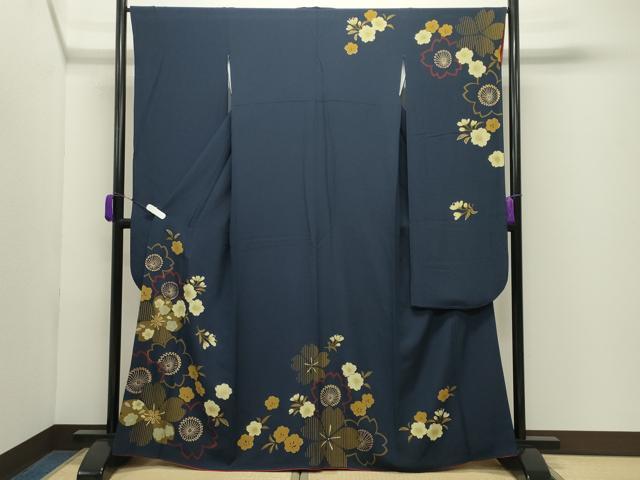 平和屋着物●豪華振袖 舞桜文 金彩 正絹 逸品 CABD9317gh