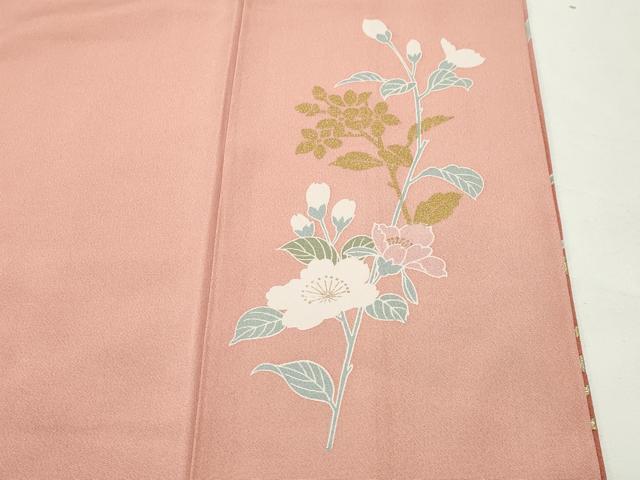 平和屋着物●訪問着 枝垂れ桜花文 暈し染め 金銀彩 正絹 逸品 CABD9335gh