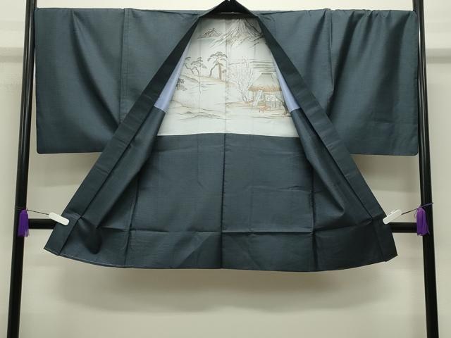 平和屋着物●男性 本場大島紬 アンサンブル 100亀甲 総詰め 正絹 逸品 CABD9342gh