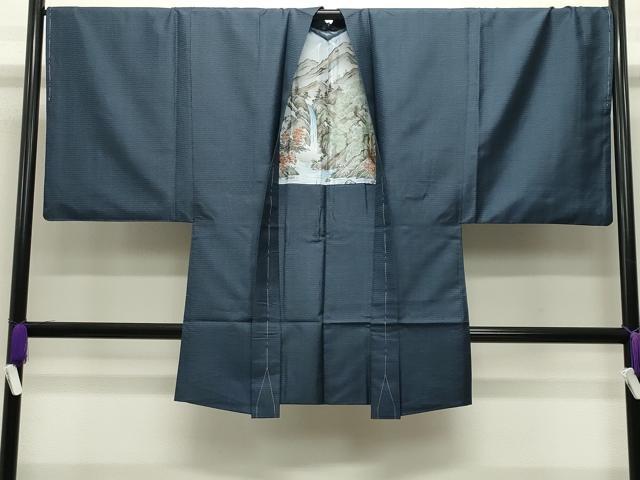 平和屋着物●男性 本場大島紬 アンサンブル 100亀甲 総詰め 正絹 逸品 未使用 CABD9343gh