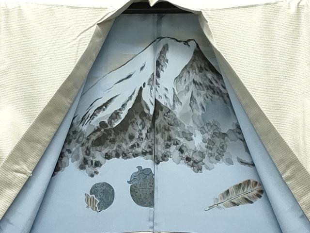 平和屋着物●男性 紬 アンサンブル キングサイズ 120亀甲 総詰め 正絹 逸品 CABD9347gh