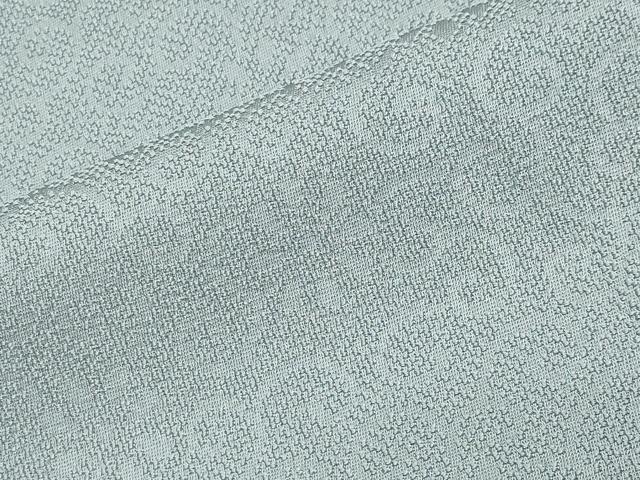 平和屋着物●上質な色無地 花唐草地紋 秘色色 正絹 逸品 未使用 CABD9357gh
