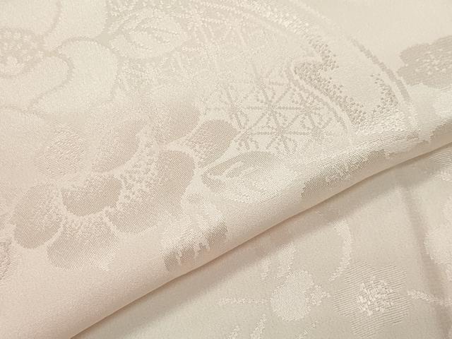 平和屋着物●振袖用長襦袢 無双仕立て 流水地紙花地紋 暈し染め 正絹 逸品 CABD9371gh