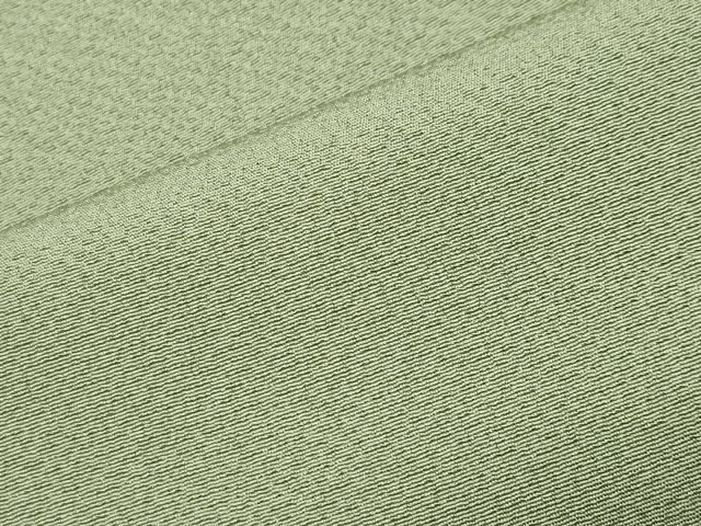 平和屋着物●上質な色無地 若葉色 正絹 逸品 CABD9397gh