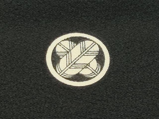 平和屋着物●金彩友禅 卓越技能者・名工・和田光正 黒留袖 立波群鶴文 金銀彩 正絹 逸品 CABD9417gh