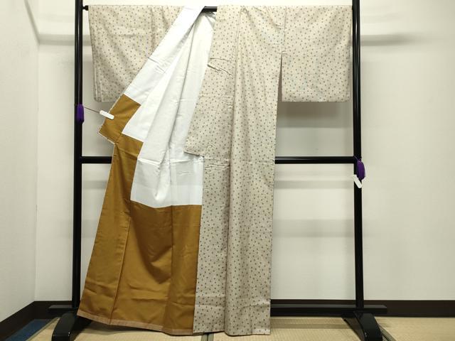 平和屋着物●本場大島紬 7マルキ 菱吉祥文 正絹 逸品 CABD9424gh
