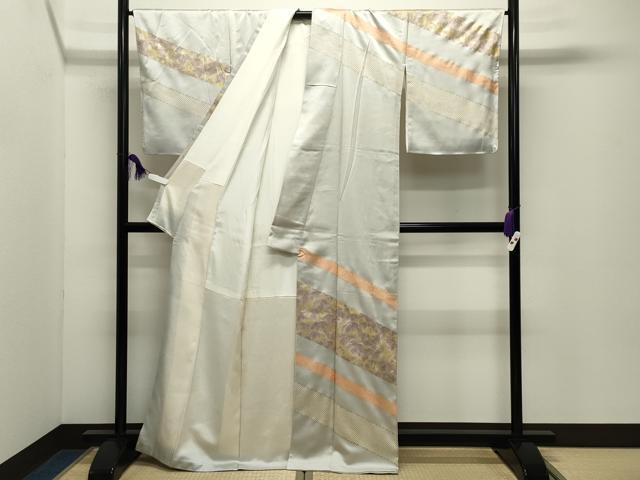 平和屋着物●訪問着 刺繍 南天文 金彩 正絹 逸品 未使用 CABD9447gh