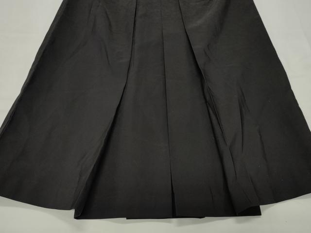 平和屋着物●女性 行灯袴 薔薇 暈し染め 黒地 洗える着物 CABD9485gh