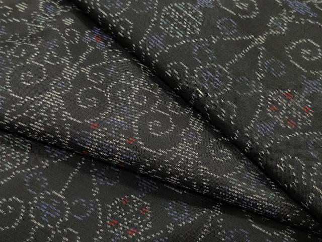 平和屋着物●本場大島紬 吉祥文 正絹 逸品 CABD9489gh