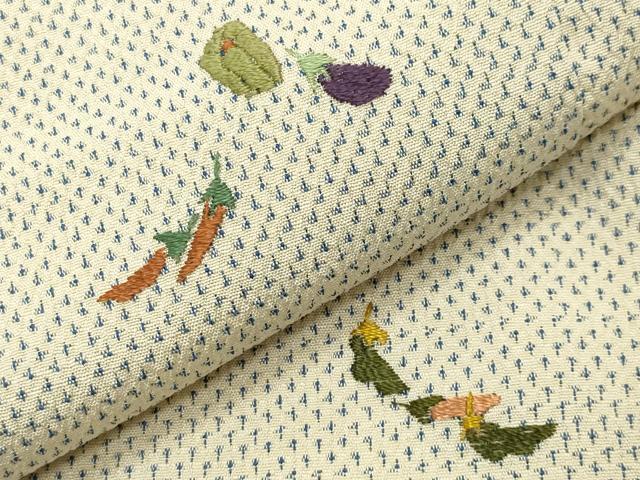 平和屋着物●本塩沢 訪問着 総刺繍 成り物 正絹 逸品 CABD9505gh