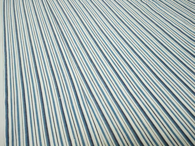 平和屋着物∴夏物 男性 浴衣 縞 綿 逸品 CABD9512gh