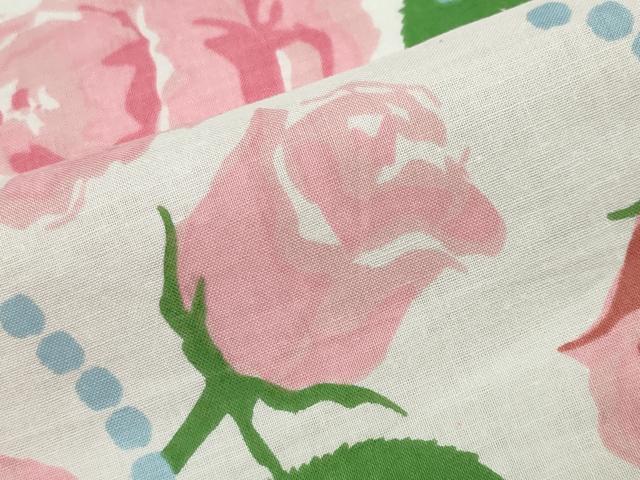 平和屋着物∴夏物 浴衣 薔薇 綿 逸品 CABD9524gh