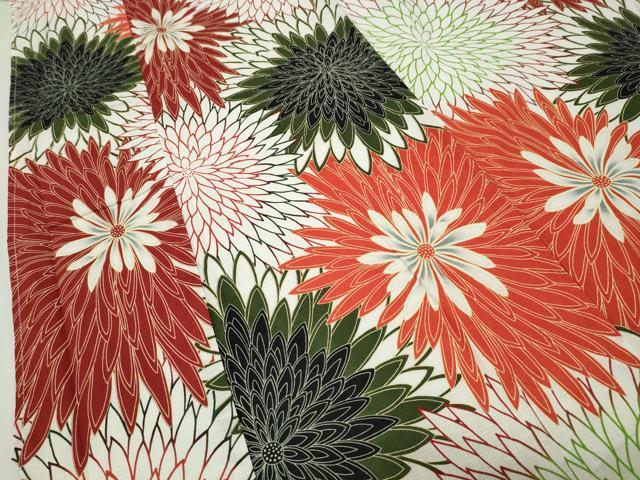 平和屋着物∴夏物 浴衣 中村里砂 花尽し 綿麻 逸品 CABD9539gh