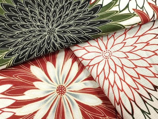 平和屋着物∴夏物 浴衣 中村里砂 花尽し 綿麻 逸品 CABD9539gh
