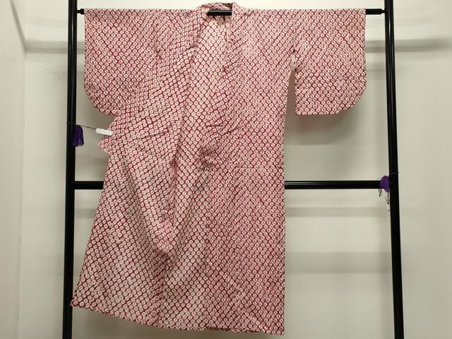 平和屋着物∴夏物 浴衣 有松鳴海絞り 伝統工芸品 綿 逸品 CABD9572gh