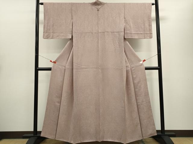 平和屋着物■上質な小紋 笹竹地紋 暈し染め 正絹 逸品 CABD9726ze