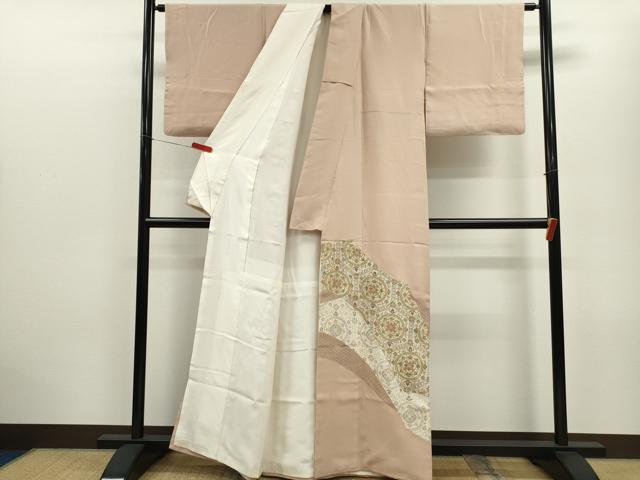 平和屋着物■豪華色留袖 刺繍 正倉院亀甲花文 金彩 正絹 逸品 CABD9764ze