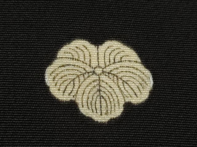 平和屋着物■豪華黒留袖 駒刺繍 草花丸文 金銀彩 正絹 逸品 CABD9905ze