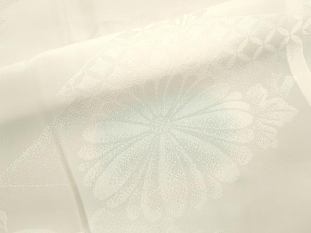 平和屋着物■長襦袢 無双仕立て 松皮菱花地紋 暈し染め 正絹 逸品 CABD9913ze