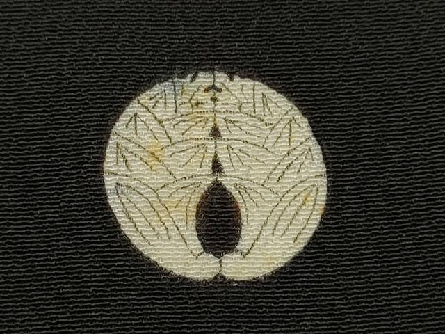 平和屋着物■豪華黒留袖 駒刺繍 松 宝尽くし花文 金彩 正絹 逸品 CABD9953ze