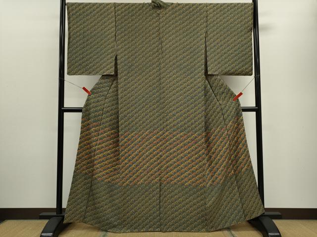 平和屋着物■訪問着 萩 金彩 正絹 逸品 CABD9966ze
