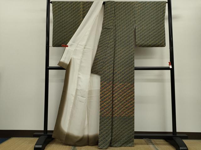 平和屋着物■訪問着 萩 金彩 正絹 逸品 CABD9966ze