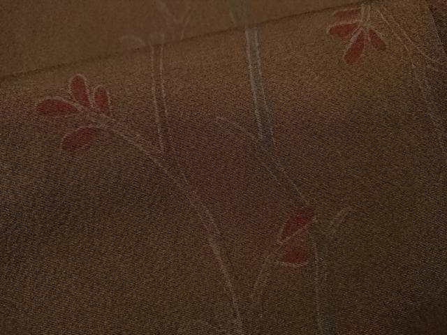 平和屋着物■上質な小紋 草木文 正絹 逸品 CABD9969ze