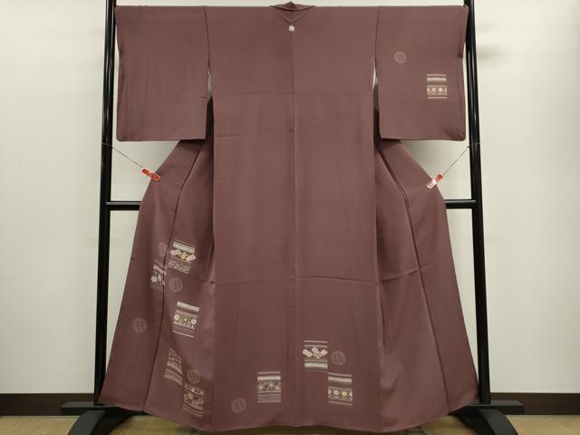 平和屋着物■訪問着 駒刺繍 横段吉祥花文 金彩 正絹 逸品 CABB9970ze