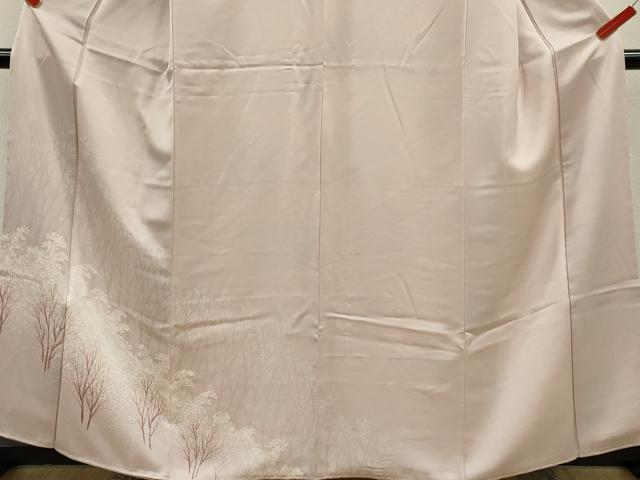 平和屋着物■訪問着 樹林文 たたき染め 正絹 逸品 未使用 CABD9972ze